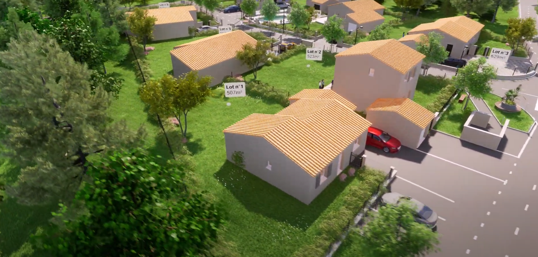 Lotissement fait par Villa Project sur la commune Mornas